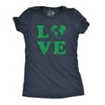 thumbnail image 1 of Womens Love Planet Earth T Shirt Cute Environmental Awareness Tee Womens Graphic Tees, 1 of 7