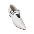 thumbnail image 1 of Womens Low Heels Dress Shoes Mary Jane Ankle Buckle Strap Party Wedding Elegant Shoes Women's Pointed Toe Loafers Shallow Mouth Casual Shoes, 1 of 4
