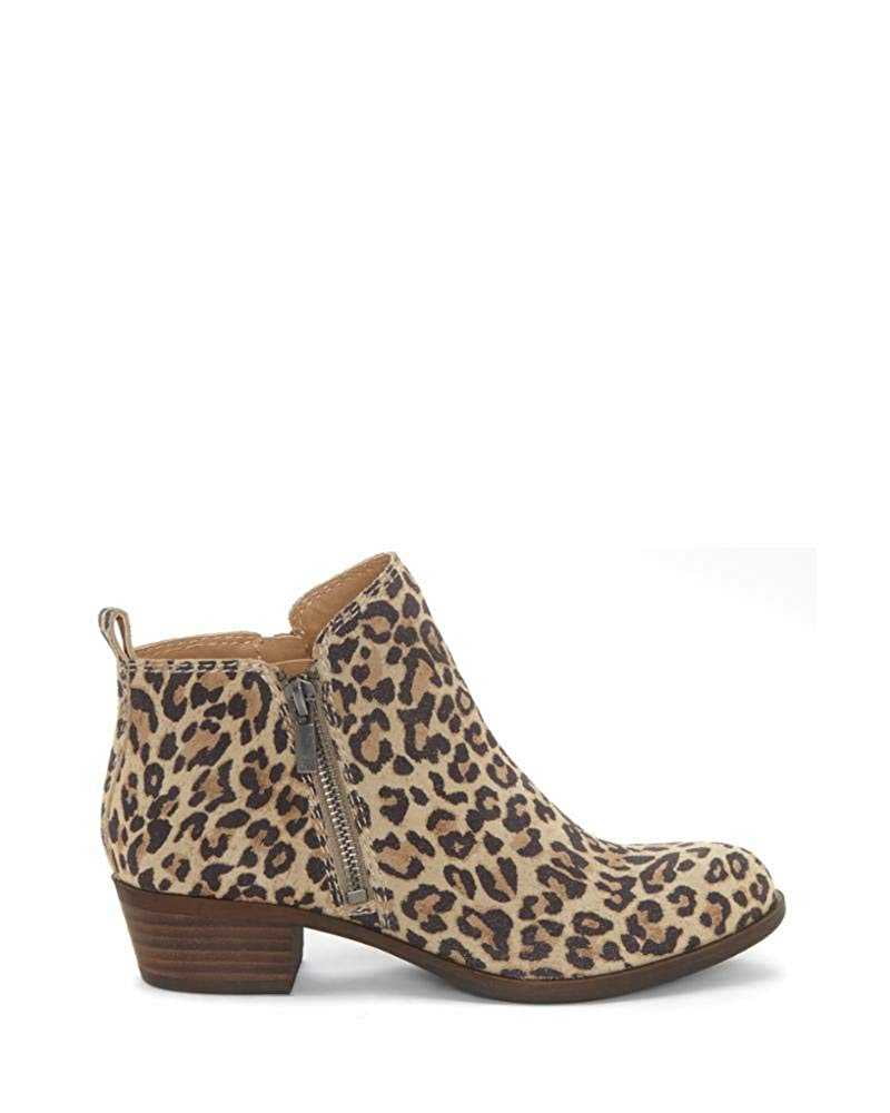 Lucky Brand Women’s Basel Ankle Booties, Natural Leopard