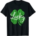 thumbnail image 1 of Womens Lucky Shamrock St Patrick'S Day T-Shirt White 2X-Large, 1 of 5