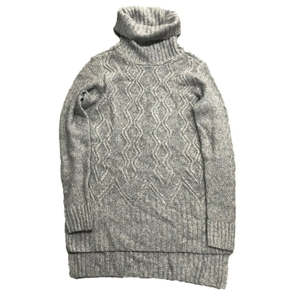 Womens Lumpy Cable Knit Gray Cowl Neck Pull-Over Sweater X-Large