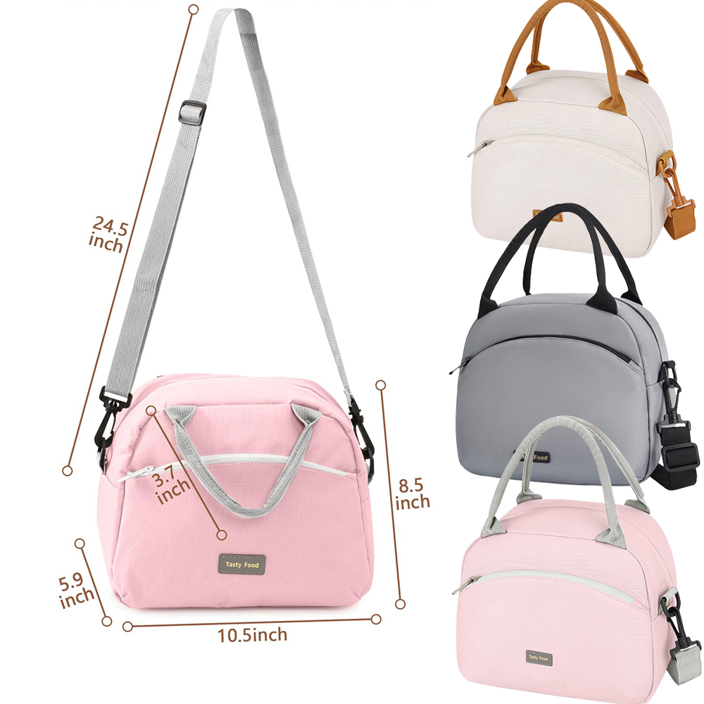 Womens Lunch Bag,Pink Girls Lunch Bag, Ladies Lunch Bag Insulated