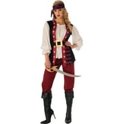 Rubies Cunning Pirate Costume for Adults, Women's Small