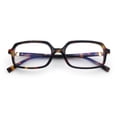 thumbnail image 1 of Womens Luxe Narrow Rectangle Plastic Blue Light Filter Computer Glasses Tortoise, 1 of 8