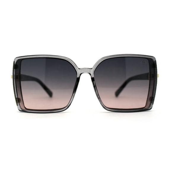 Womens Luxury Butterfly Rhinestone Bling Diva Sunglasses Slate Smoke