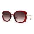 thumbnail image 1 of Womens Luxury Designer Butterfly Chic Retro Sunglasses Red Smoke, 1 of 4