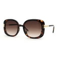 thumbnail image 1 of Womens Luxury Designer Butterfly Chic Retro Sunglasses Tortoise Brown, 1 of 4