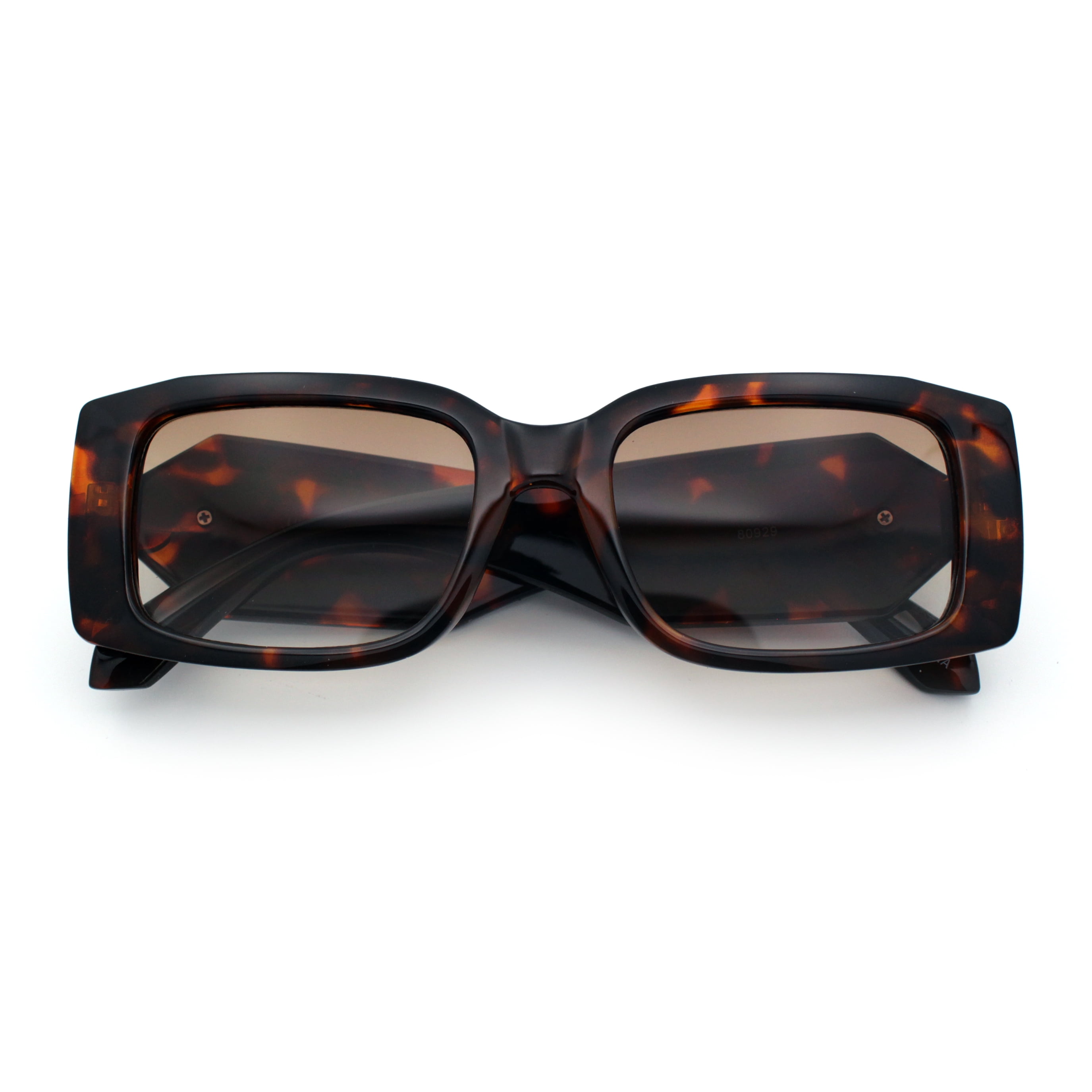 Womens Luxury Narrow Rectangle Designer Plastic Thick Arm  display picture 3