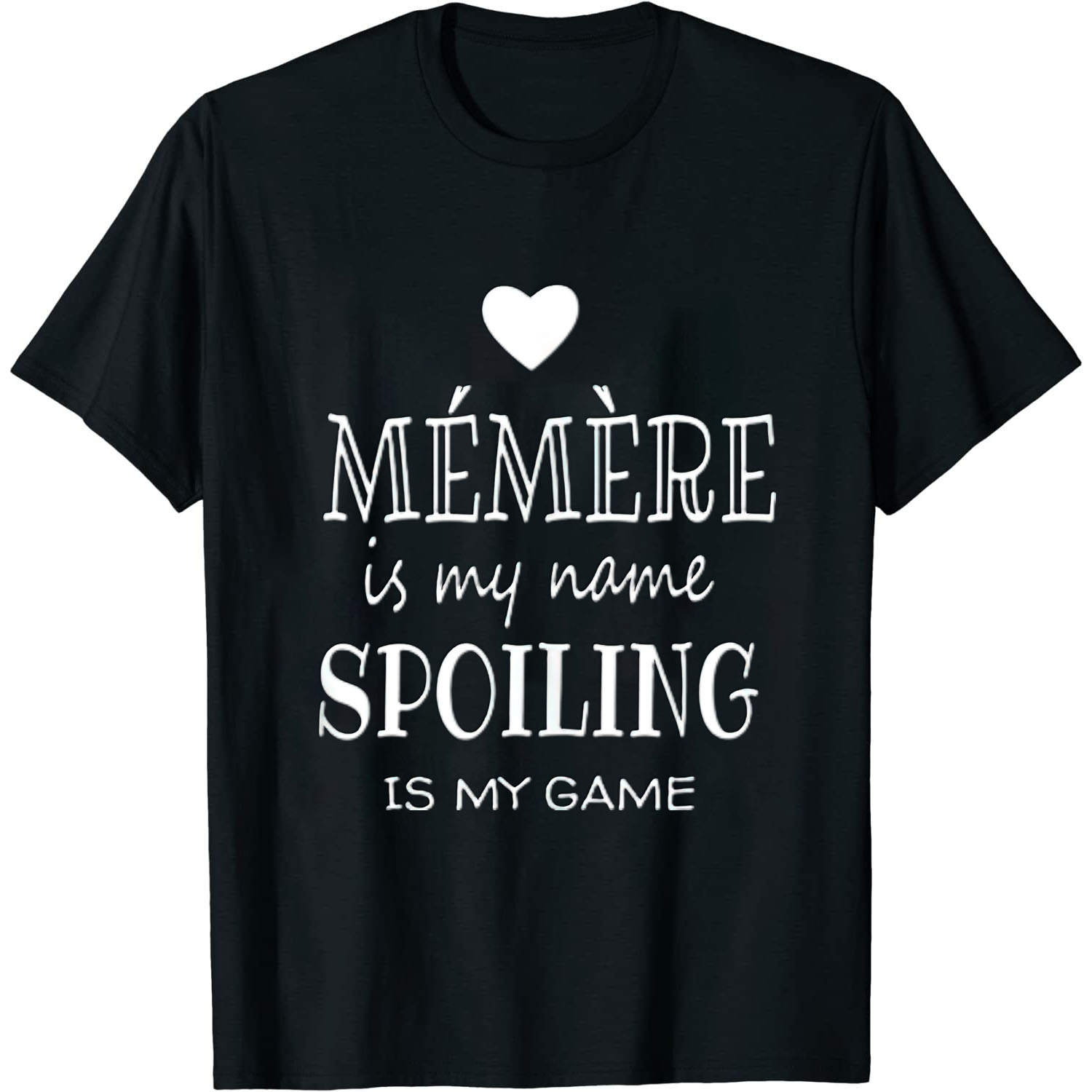 Womens Mémère Is My Name Funny Cute France French Memere