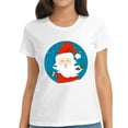thumbnail image 1 of Womens MERRY CHRISTMAS American Vintage Short Sleeve T Shirt White XL, 1 of 5