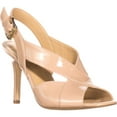 thumbnail image 1 of Womens MICHAEL Michael Kors Becky Cross Strap Dress Sandals, Light Blush, 1 of 6