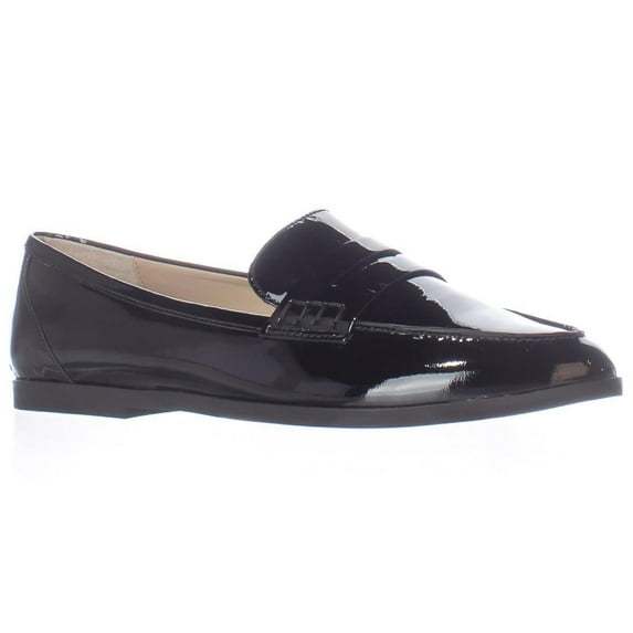 Womens MICHAEL Michael Kors Connor Pointed Toe Loafers - Black