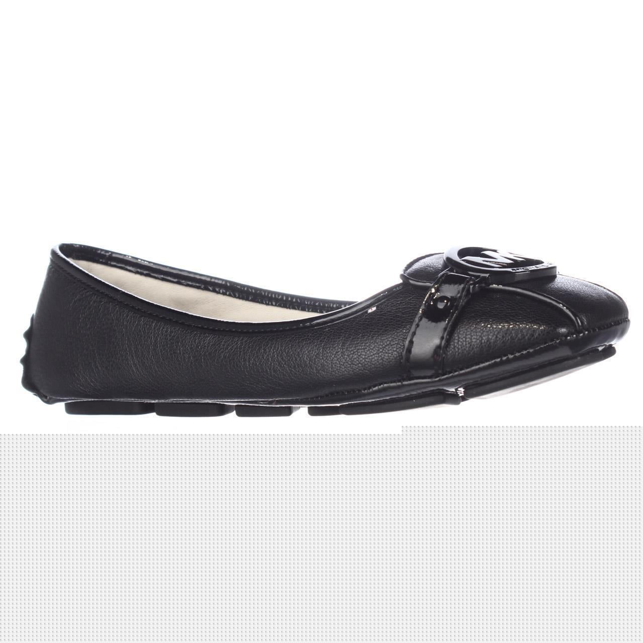 Michael kors fulton cheap moc flats black