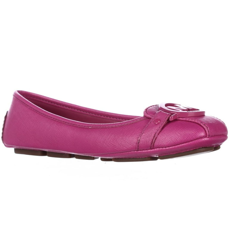 Womens MICHAEL Michael Kors Fulton Moc Ballet Flats Raspberry Walmart