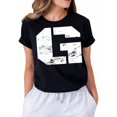 thumbnail image 1 of MOM Distressed Graphic T-Shirt for Women, Casual Short Sleeve Crew Neck Tee, 1 of 7