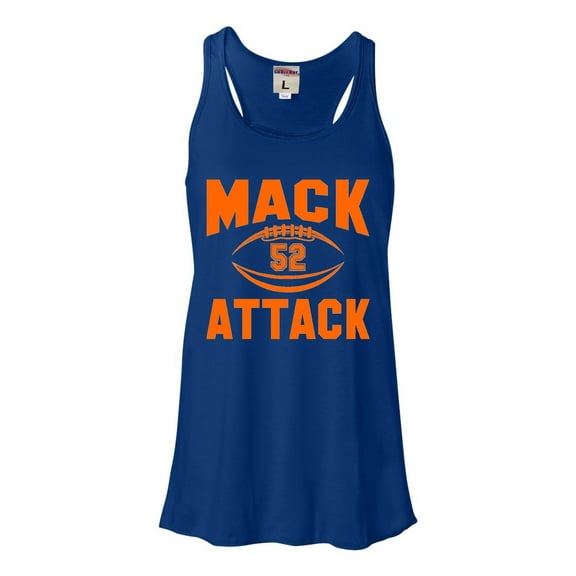Womens Mack Attack Flowy Racerback Tank Top T-Shirt