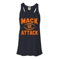 thumbnail image 1 of Womens Mack Attack Flowy Racerback Tank Top T-Shirt, 1 of 1