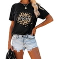 thumbnail image 1 of Womens Madre Leopard Print T-Shirts Short Sleeve Mama Shirts Cheetah Mom Graphic Tees Tops, 1 of 3