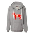 thumbnail image 1 of Womens Mahomes Goat G.O.A.T Deluxe Soft Hoodie, 1 of 1