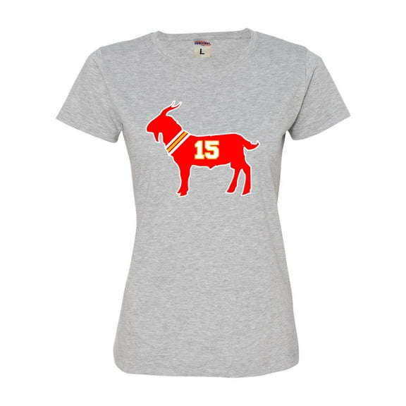 Womens Mahomes Goat G.O.A.T Deluxe Soft T-Shirt