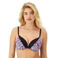 thumbnail image 1 of Womens Maidenform® Comfort Devotion® Full Coverage Lace Trim Bra 9404 Color: Black Floral Fab Size: 36 B, 1 of 4