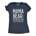 thumbnail image 1 of Womens Mama Bear Definition T Shirt Funny Mothers Day Gift Best Mom Novelty Tee Womens Graphic Tees, 1 of 9