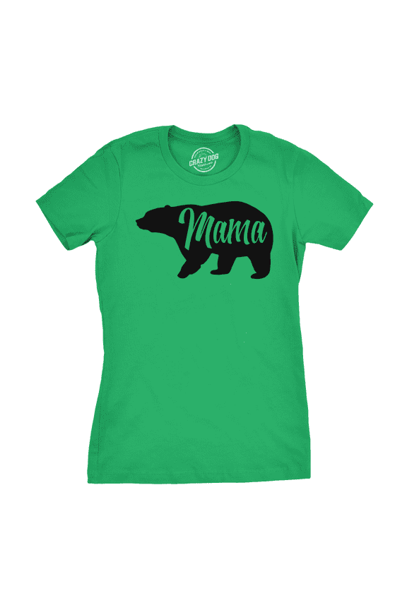 Womens Mama Bear T shirt Cute Funny Best Mom of Boys Girls Cool Mother Tee Womens Graphic Tees