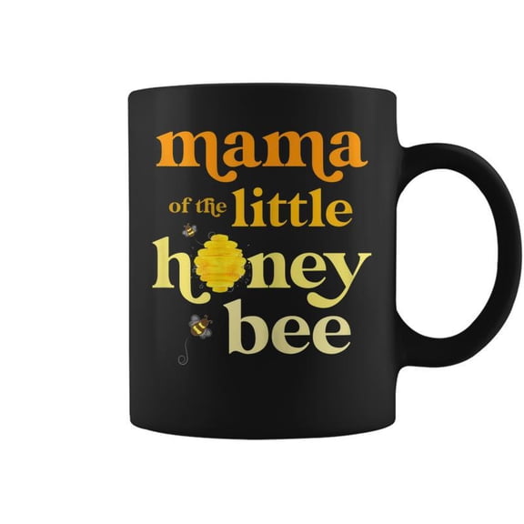 Womens Mama Of Little Honey Bee Birthday Gender Reveal Baby Shower Coffee Mugs