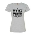 thumbnail image 1 of Womens Mama Tried Retro Country Music Deluxe Soft T-Shirt, 1 of 1