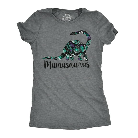 Womens Mamasaurus Dinosaur Mom T Shirt Gift for Mothers Day Funny Cool Graphic Womens Graphic Tees