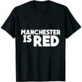 thumbnail image 1 of Womens Manchester Is Red T Shirt, United Supporter Essentials Tee Black, 1 of 4