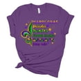 thumbnail image 1 of Womens Mardi Gras Tshirt Mardi Gras Traditions Short Sleeve T-shirt-Purple-xl, 1 of 1