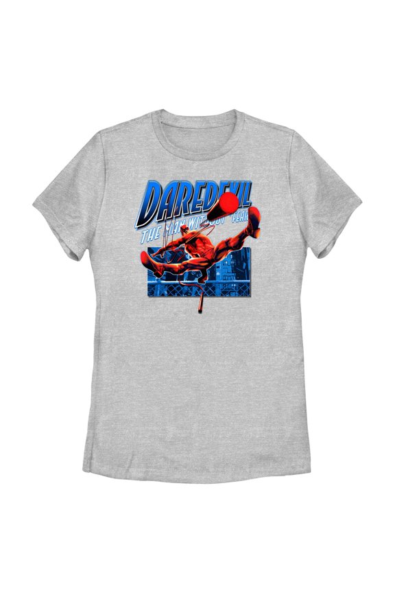 Womens Marvel: Daredevil Artistic Daredevil Comic Pose T Shirt