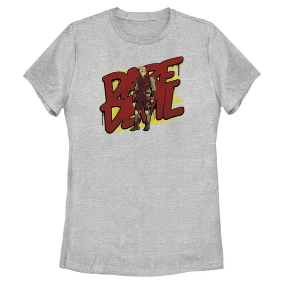 Womens Marvel: Daredevil Red Hero Badge T Shirt