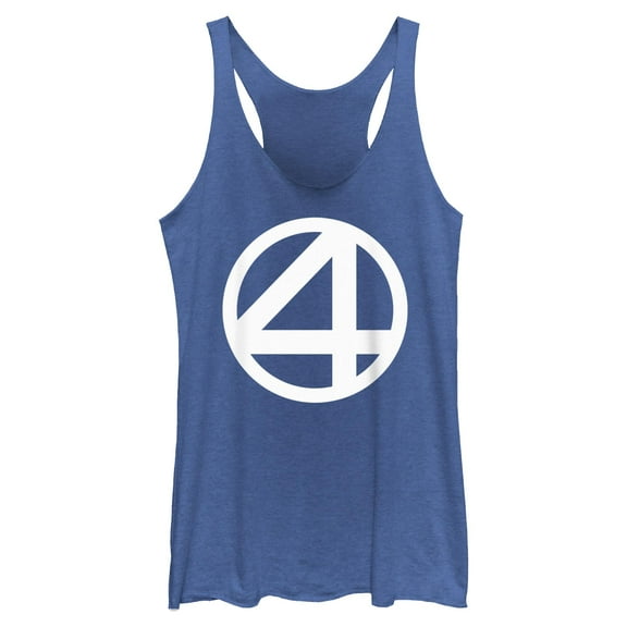 Womens Marvel: Fantastic Four Bold Logo Racerback Tank