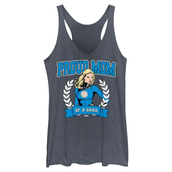 Womens Marvel: Fantastic Four Proud Mom of a Grad Racerback Tank