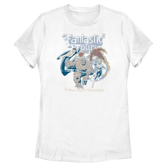 Womens Marvel: Fantastic Four The World's Greatest Team T Shirt