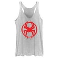 thumbnail image 1 of Womens Marvel: Spider-Man: Across the Spider-Verse Graffiti Red Logo Racerback Tank, 1 of 4
