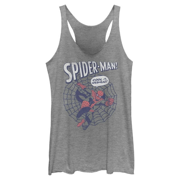 Womens Marvel: Spider-Man Cool It Webhead Racerback Tank