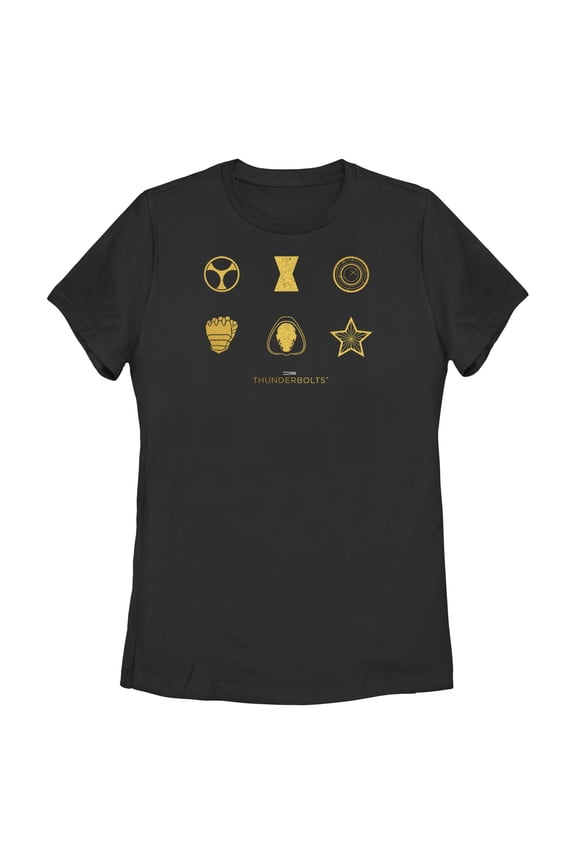 Womens Marvel: Thunderbolts Group Icons T Shirt