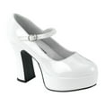 thumbnail image 1 of Womens Mary Jane Pump White Patent 4" Platform Shoes size 9, 1 of 4