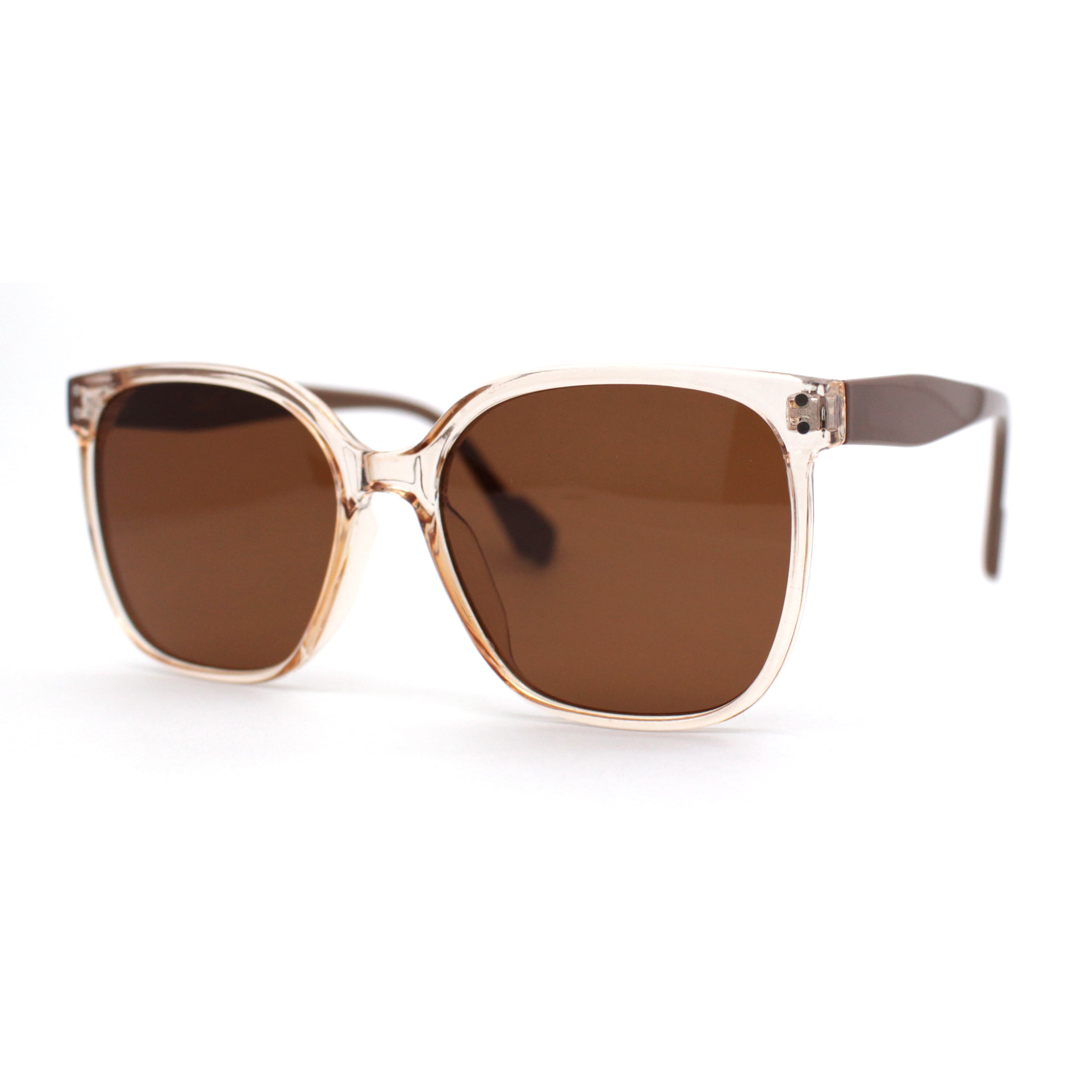 Womens Masculine Elegant Oversize Thin Plastic Chic 