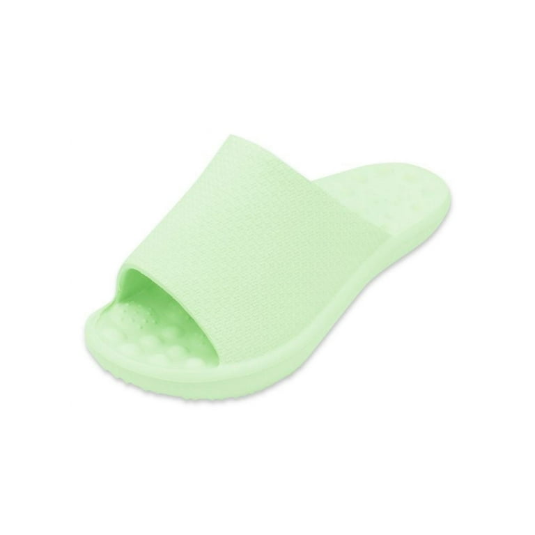 Womens Massage Slides Shower Sandals Poolside Slip On Cushion