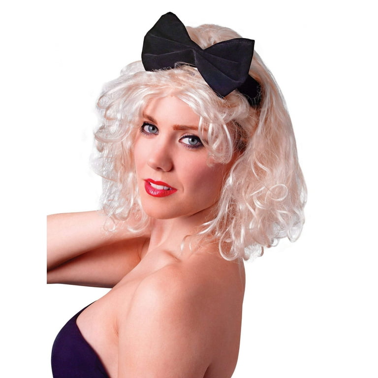 Womens Material Girl Madonna Wigs Female Halloween Costume Womens Material Girl Madonna Wigs Female Halloween Costume