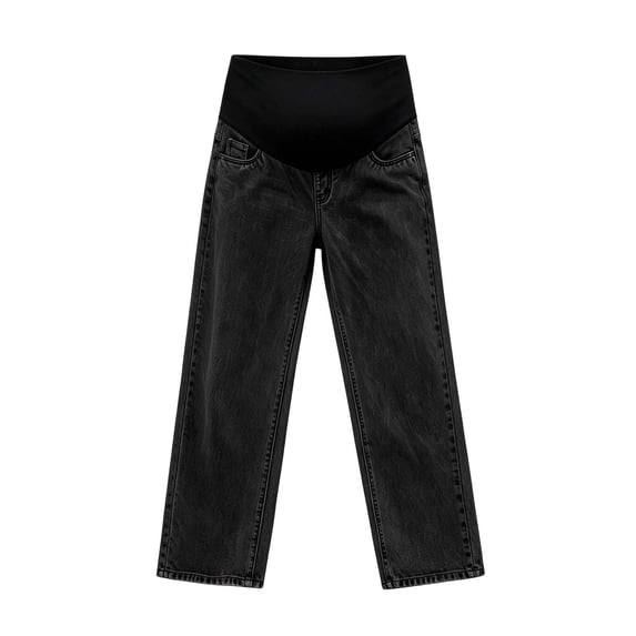 Womens Maternity Denim Jeans High Stretch Belly Support For Comfortable Pregnancy Everyday Wear Denim Pants For Women