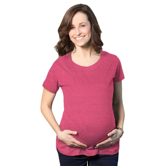 Comfortable Womens Maternity Shirts Blank Pregnancy Shirts Plain Fitted Tees