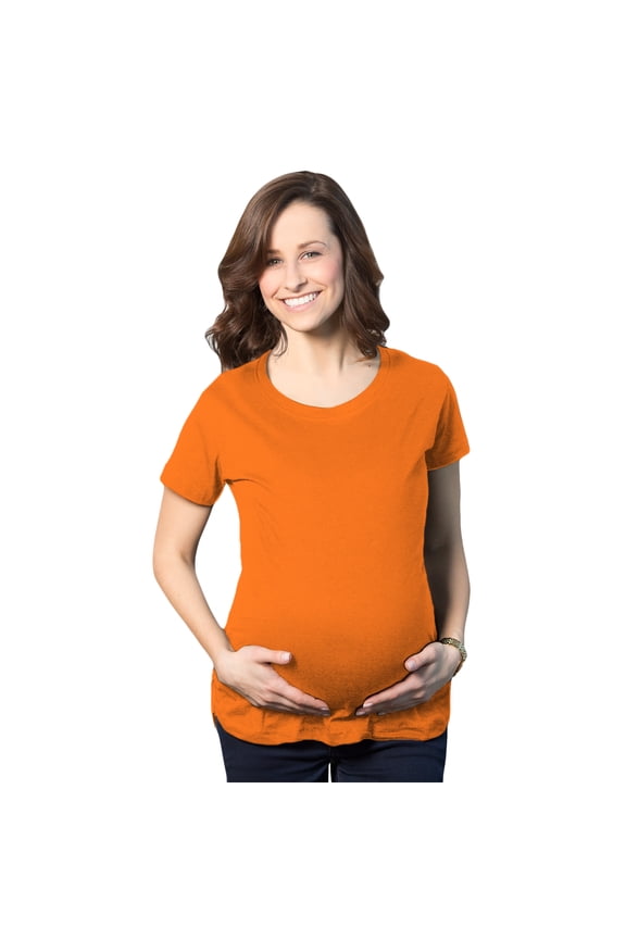 Comfortable Womens Maternity Shirts Blank Pregnancy Shirts Plain Fitted Tees