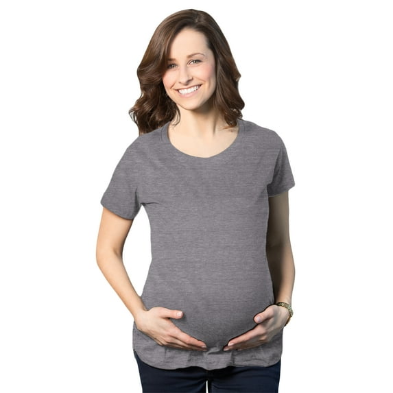 Comfortable Womens Maternity Shirts Blank Pregnancy Shirts Plain Fitted Tees