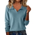 thumbnail image 1 of Womens Maternity Sweater Ribbed Shirt Pullover Blouse Elegant Tunic Business Winter Warm Pregnancy Work Tops, 1 of 7