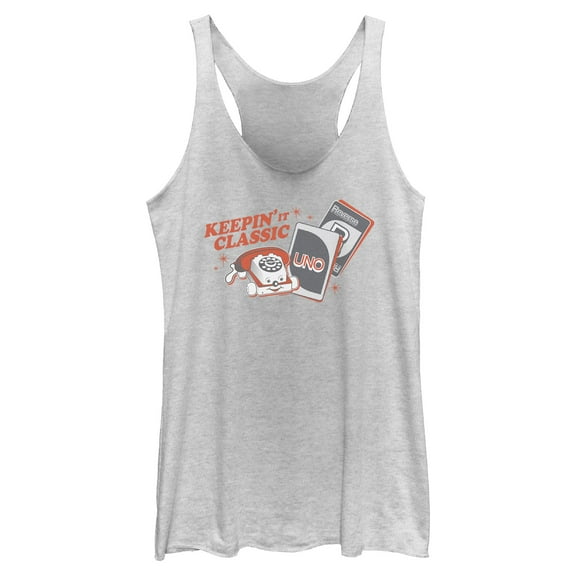 Womens Mattel Chatter Telephone Keeping It Classic Racerback Tank